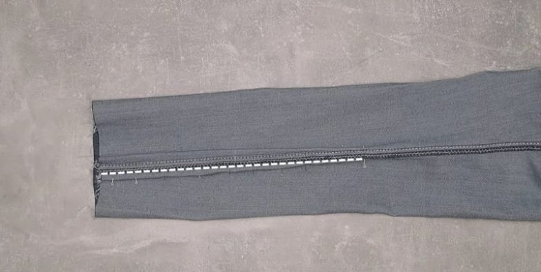 Как заузить джинсы сохранив фабричный шов