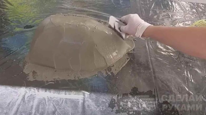 Морская черепаха из цемента