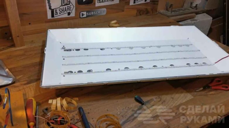 Идея использования старого LED телевизора