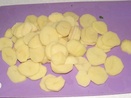 Картофель в сырном соусе