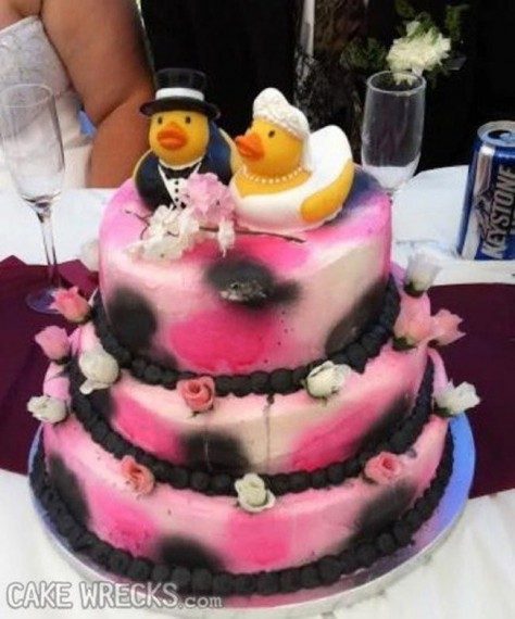 Неудачные свадебные торты