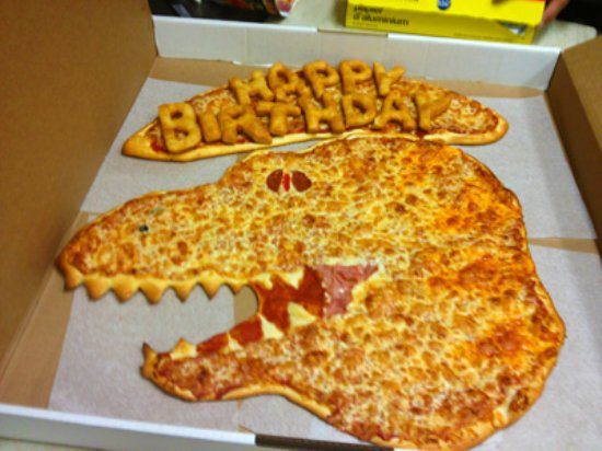 Вот такая креативная пицца!