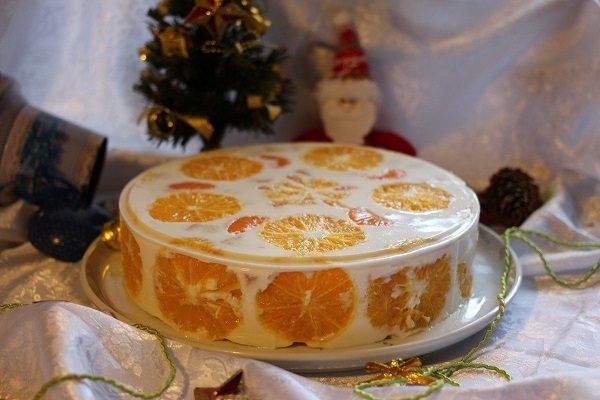 Желейный торт «Новый год»