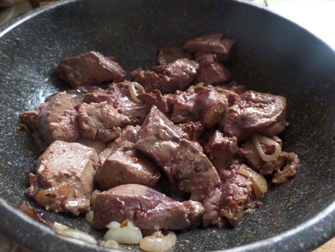 Рецепт мягкой печени говяжьей в сметане
