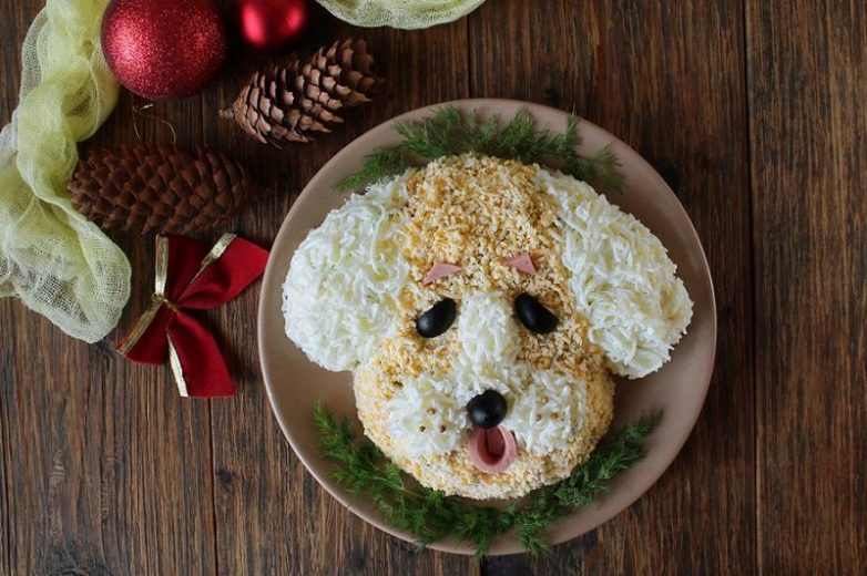 10 новогодних салатов для «Желтой Земляной Собаки»