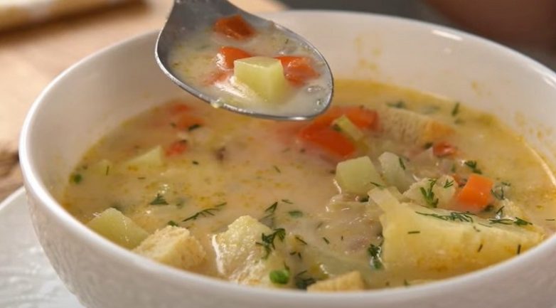 Рыбный суп с овощами по-норвежски