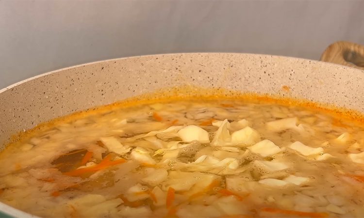 Лёгкий овощной суп