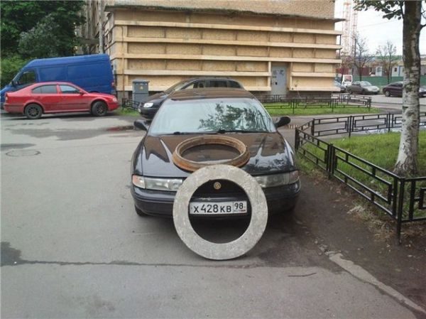 Месть за неправильную парковку