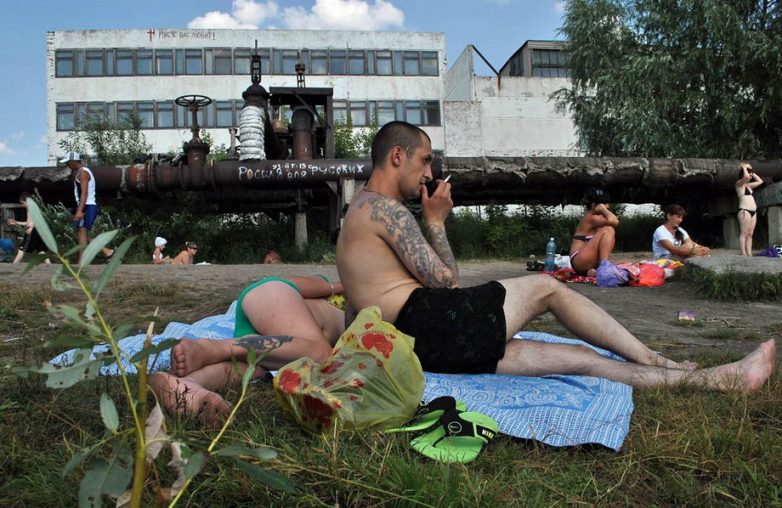 Отдых россиян на берегах Иртыша