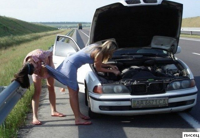 20 примеров того, женщина и автомобиль - это полный Писец!