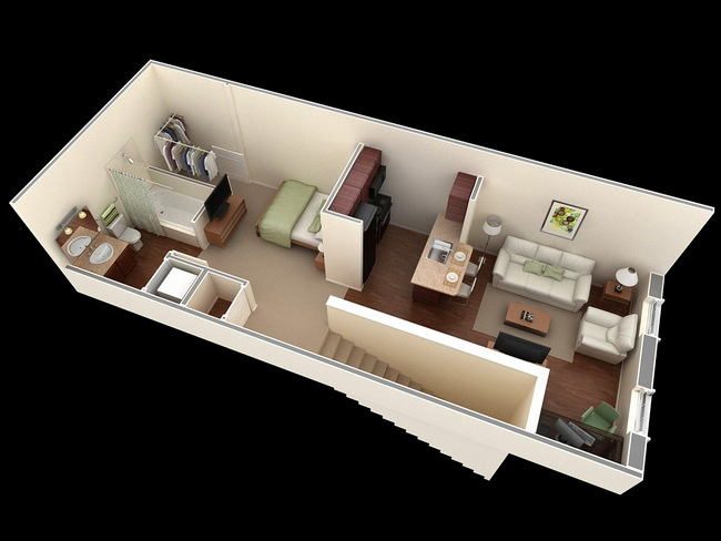 19 отличных планировок для маленьких квартир
