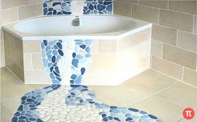 Создаём настроение: элементы мозаики в интерьере ванной