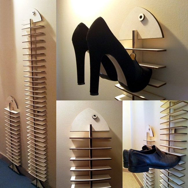 Удобные и практичные способы организовать обувную полку