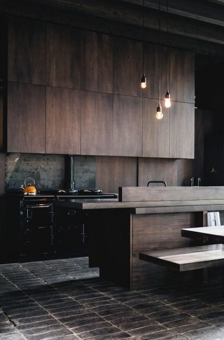 Самые красивые варианты дизайна деревянных кухонь