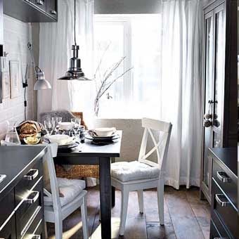 Стильные кухни: размещаем кухонный стол