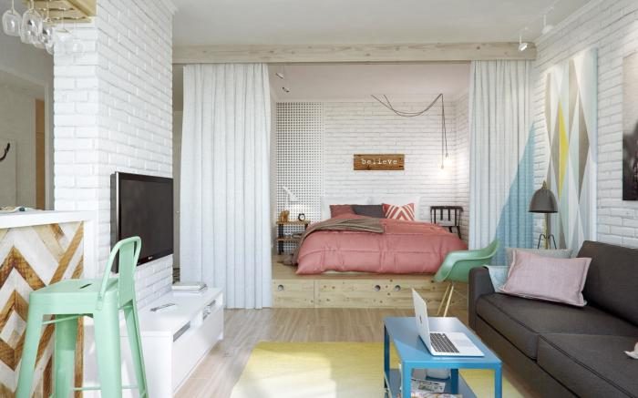 15 дизайнерских идей по созданию удобного и уютного интерьера однушки