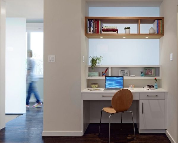 6 дизайнерских идей обустройства рабочего места в квартире небольшой площади