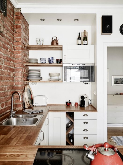 18 примеров наиболее удачно оформленных небольших кухонь