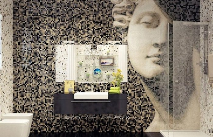 9 великолепных примеров мозаики в интерьере квартиры