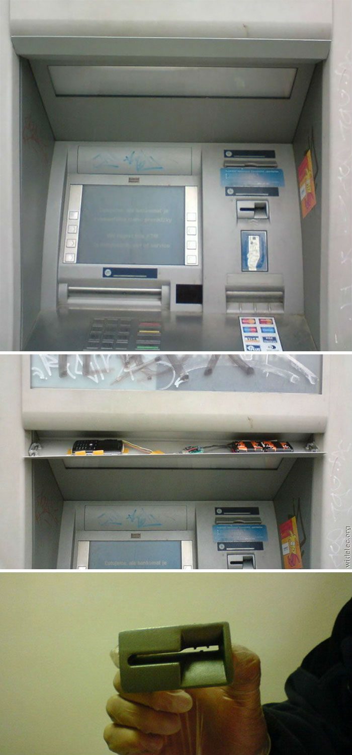 10 способов хищения денег из банкомата с вашей карты