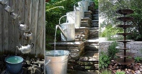 11 потрясающих идей водопадов и прудиков для дачи и сада