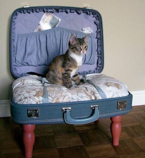 28 практичных идей переделок старых чемоданов на новой лад!