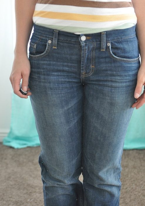 Отличный способ увеличить размер джинсов