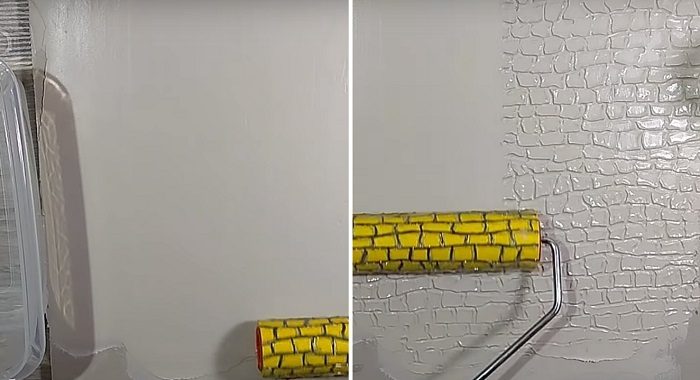Фактурный валик для отделки стен своими руками