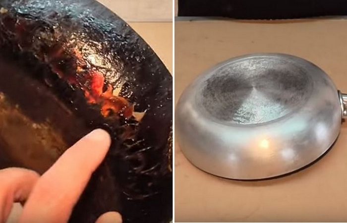 Как удалить нагар со сковороды без применения «химии»