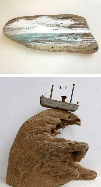 Дизайнерские вещицы из бросовых деревяшек