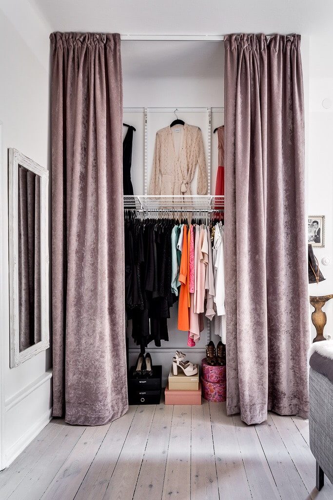Как сделать в маленькой квартире гардеробную