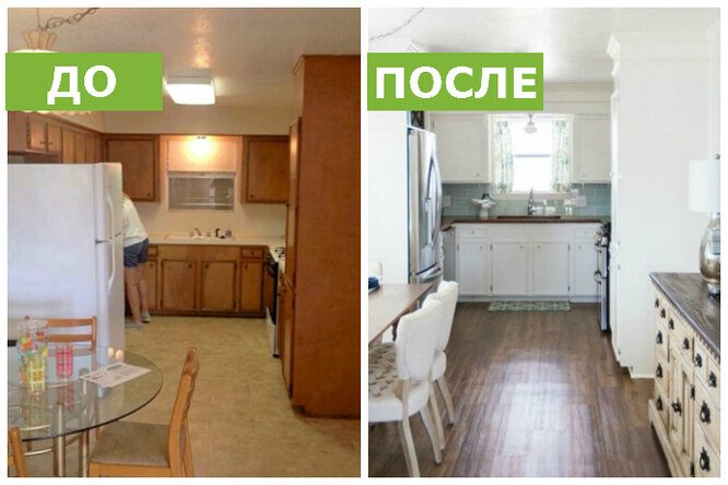 9 кухонь «до» и «после» ремонта