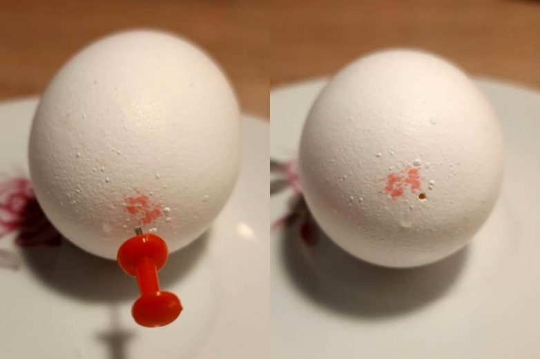 Легкий способ почистить яйцо