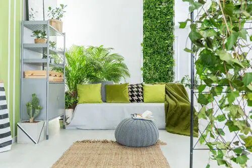 Идеи украшения дома вертикальным зелёным садом