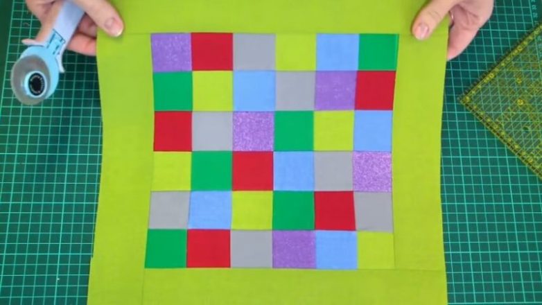 Простая техника сшивания «Пиксели»