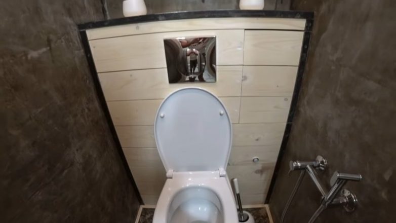 Необычный ремонт туалета