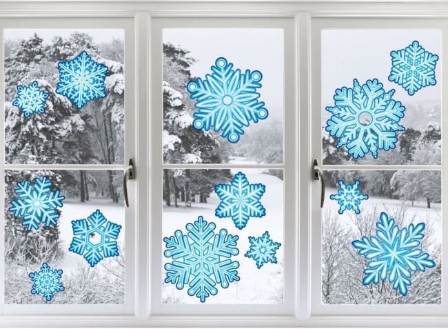 Идеи для украшения вашего окна к новому году