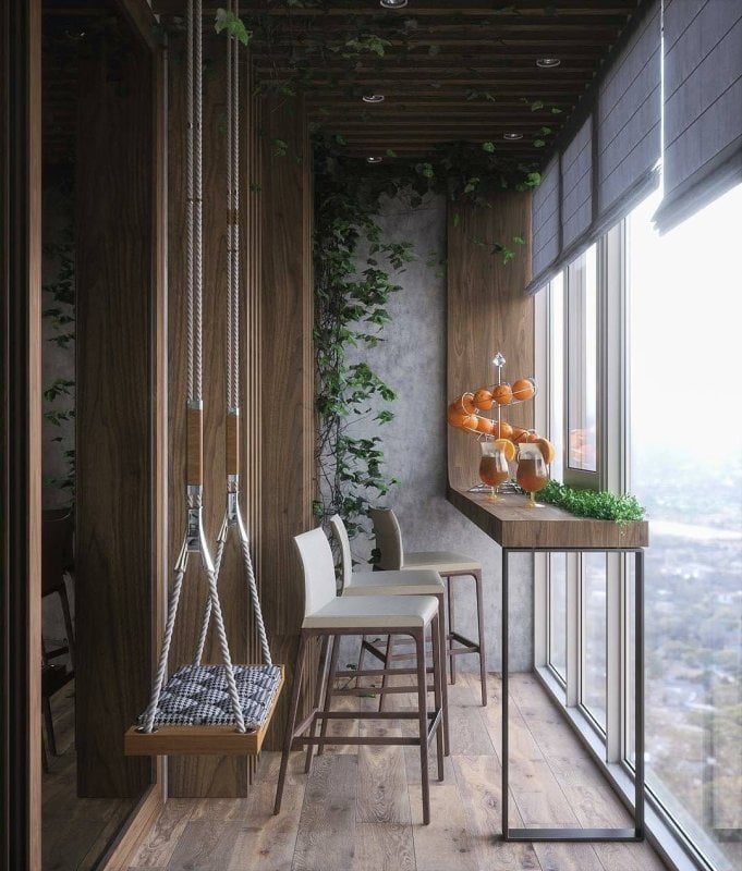 Идеи дизайна балкона в квартире