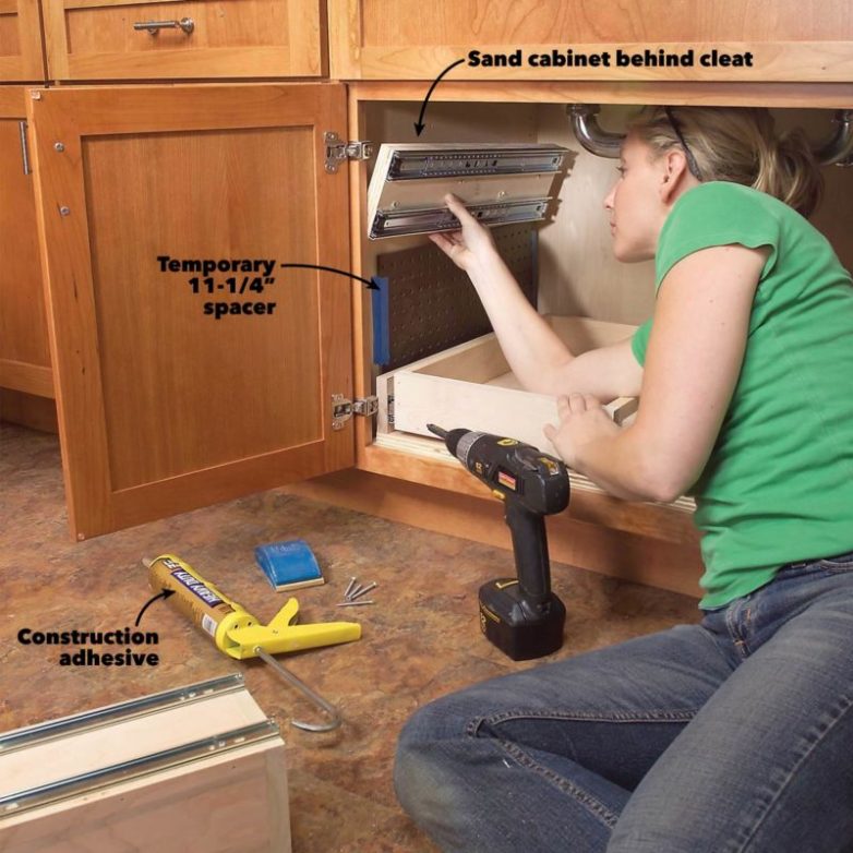 Грамотное использование места под мойкой на кухне