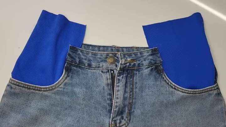 Как увеличить джинсы в талии на15 см