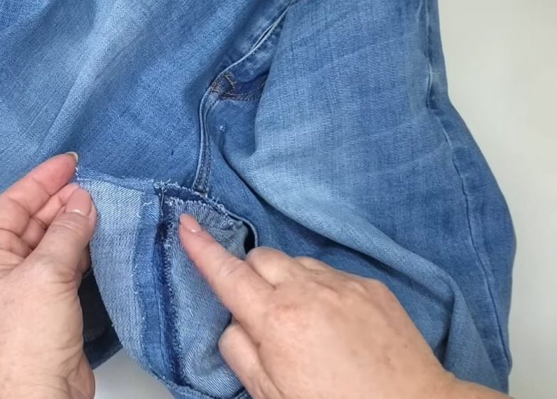 Как переделать джинсы с заниженной талией в джинсы с завышенной талией