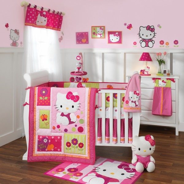 Детская комната для девочки в стиле Hello Kitty