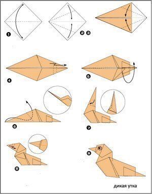 Простые оригами для детей