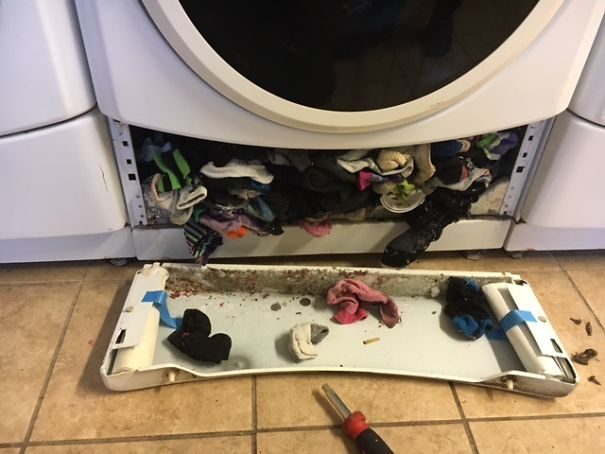 Куда пропадают вещи в стиральной машине?