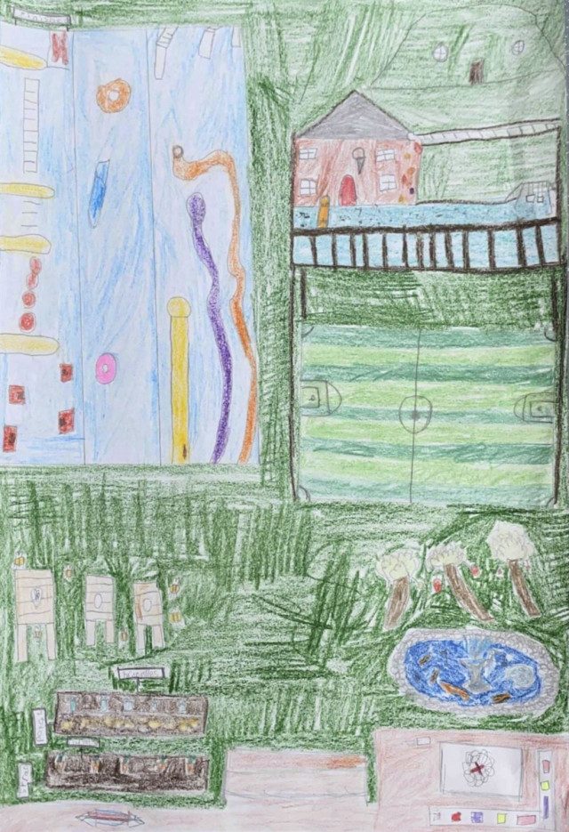 Дети рисуют садик своей мечты