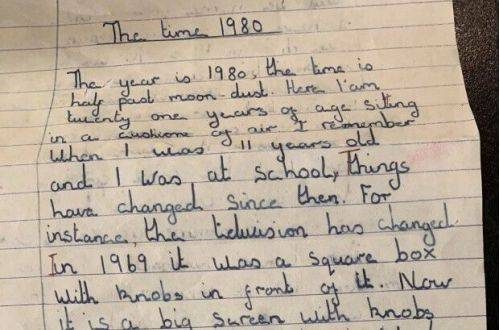Девочка из 1969 года удивительно точно описала будущее в школьном сочинении