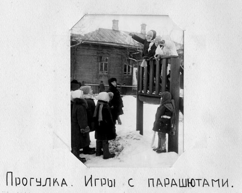 Повседневная жизнь советского детского сада в 1936 году