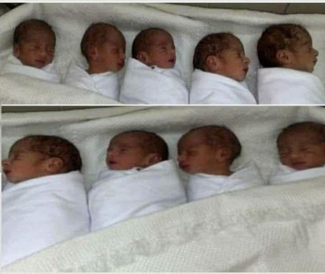 Мировой рекорд: жительница Марокко родила девять младенцев