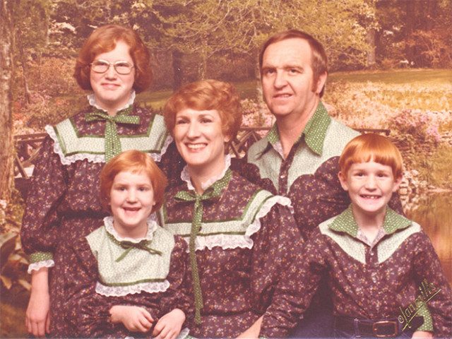 Забавные семейные снимки 1980-х