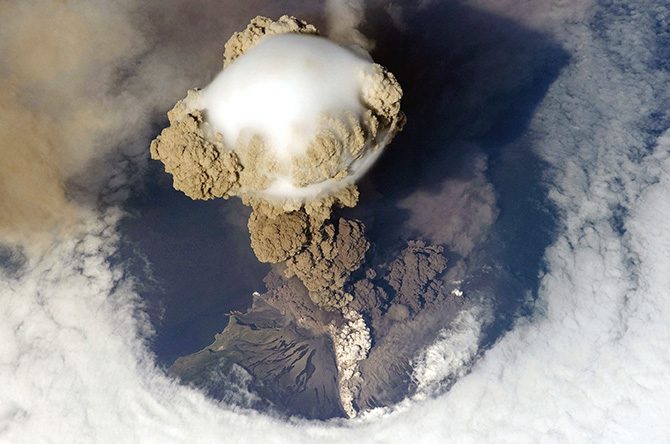 Извержения вулканов России за 10 лет